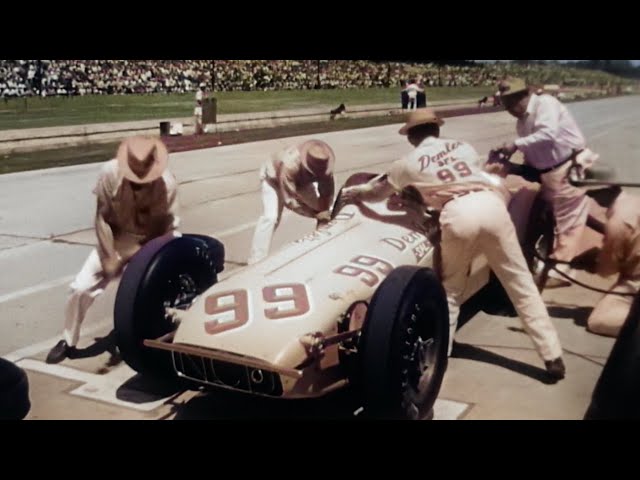 See 1961 Indianapolis 500 in COLOR - A.J. Foyt wins by 8 seconds