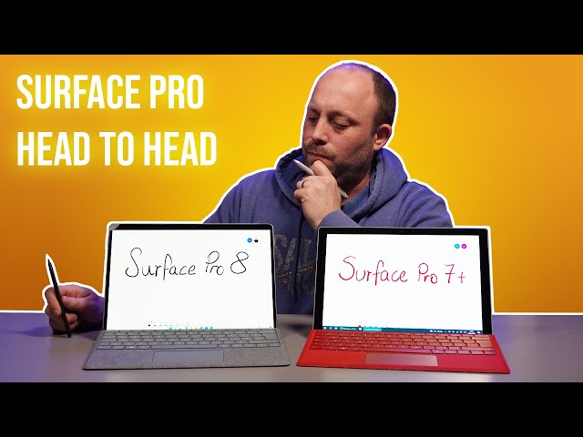 Surface Pro 8 vs Surface Pro 7+