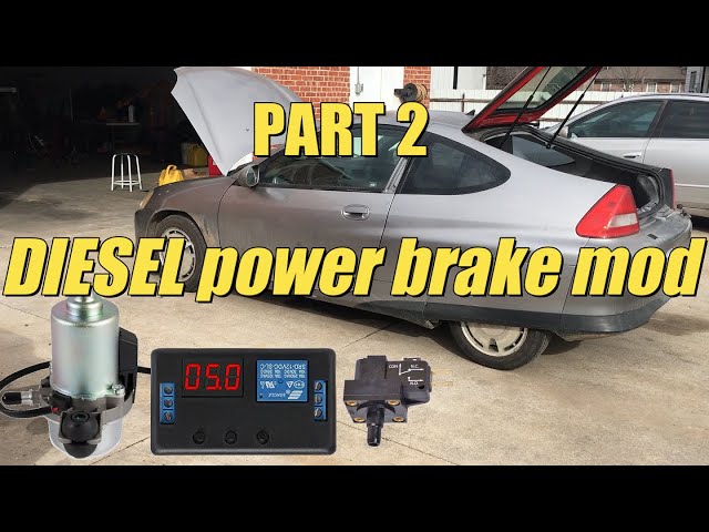 S4 E6. low cost vacuum power brakes for our diesel Honda.. problems  solved.