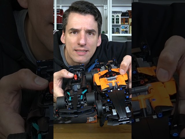 Lego Technic Pullback mit Lizenzaufklebern von McLaren und AMG 42165 42169