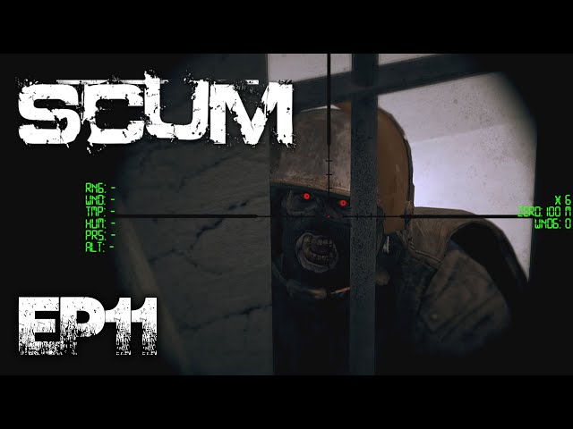 SCUM - This Prison nearly killed me! - Singleplayer - Ep11