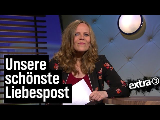 Sarah Bosetti liest Liebesbriefe an extra 3 | extra 3 | NDR