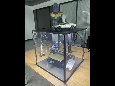 Finally got the Fnatr 3D printer enclosure for my Ender 3 v2!!