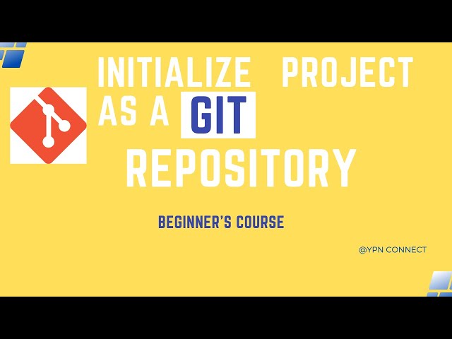 How to Initialize your project as a git repository #git for Beginners