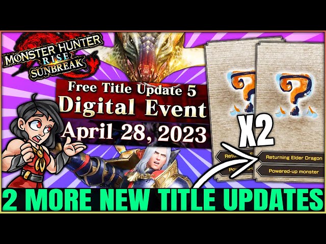 2 More Title Updates Coming!? New Monsters, Release Date & Hints - Monster Hunter Rise Sunbreak!