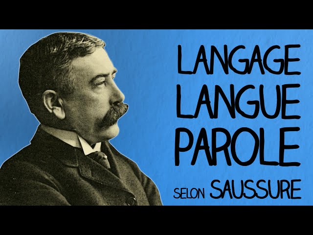 Langage Langue Parole (selon De Saussure) - Ma Langue dans Ta Poche #1