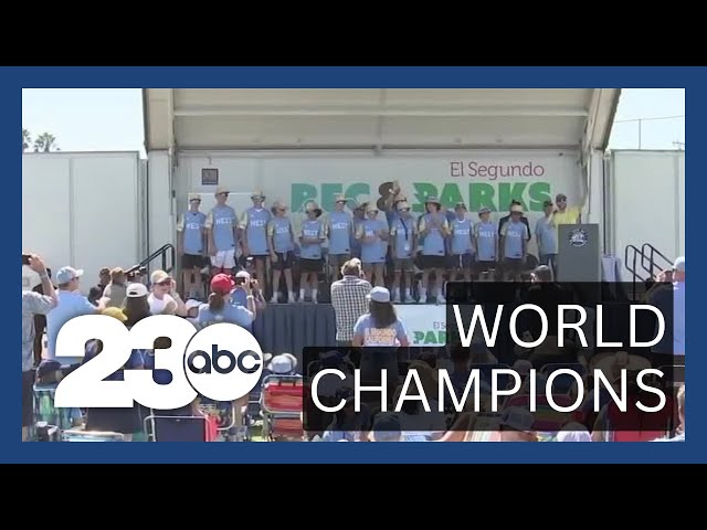 Hometown parade held for Little League champions