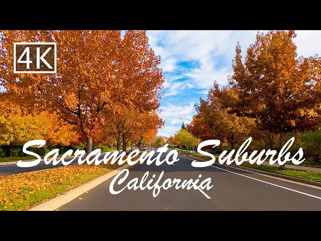 [4K] Sacramento Suburbs - El Dorado Hills and  Folsom - California