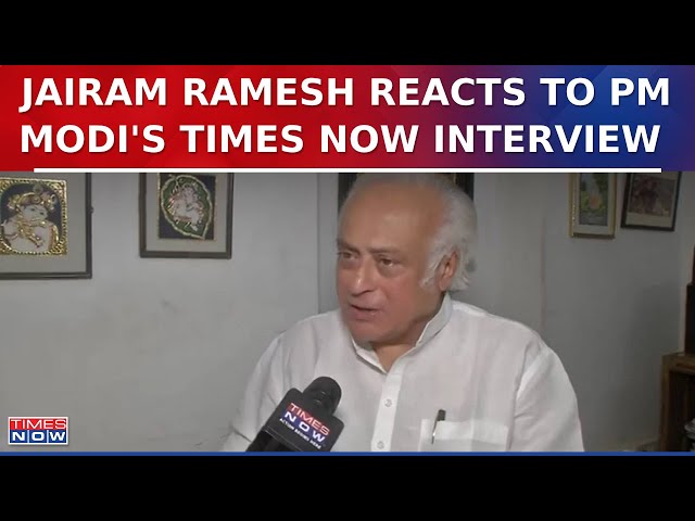 Congress's Jairam Ramesh Accuses PM Modi of Spreading Lies in Times Now Interview | Watch