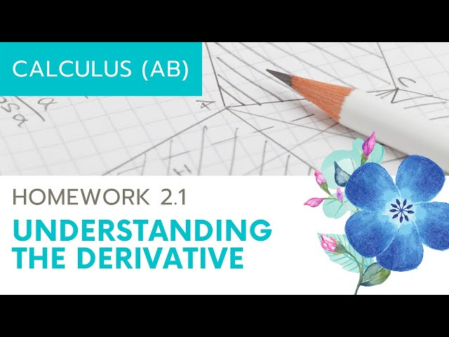 Calculus AB Homework 2.1 The Derivative