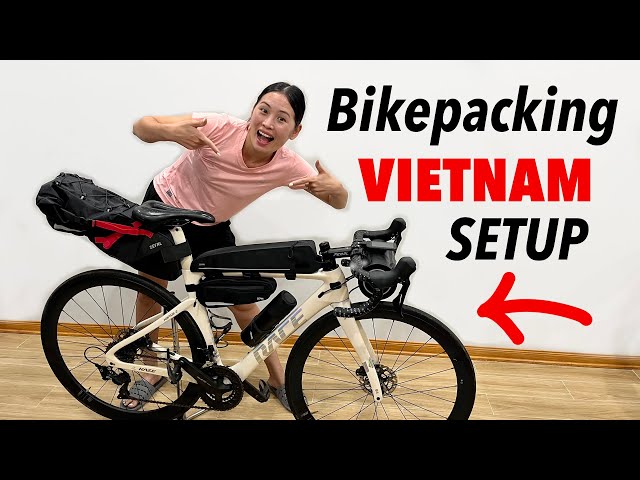 My Bikepacking Setup For Bicycle Touring in Vietnam 🇻🇳