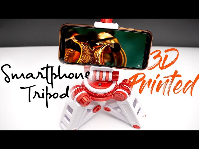 3D Printed SMARTPHONE TRIPOD satisfying assembly || Ender 3  Pro  4K