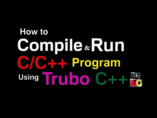 How to Compile & Execute a C C++ Program using Turbo C++ IDE (HINDI)