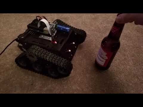 Beer Bottle Following Robot
