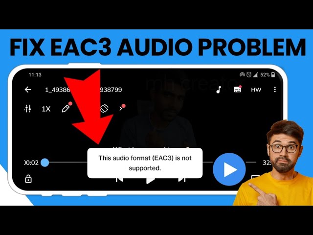 How to fix mx player eac3 not supported | Mx player eac3 audio not supported problem 2024