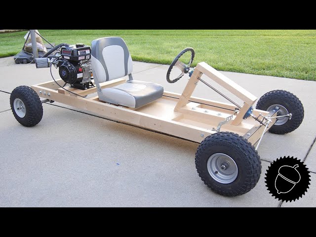 How to Make a Wood Go Kart V2 | No Welding Required +Free Plans!