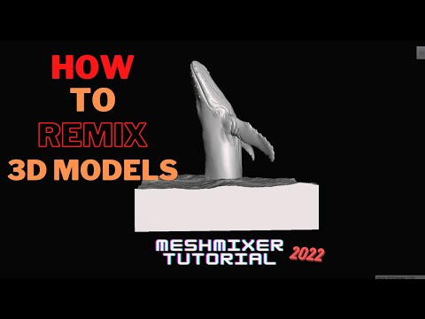 How to Remix 3D Models | Meshmixer Tutorial | 3D Printing Tip 2022