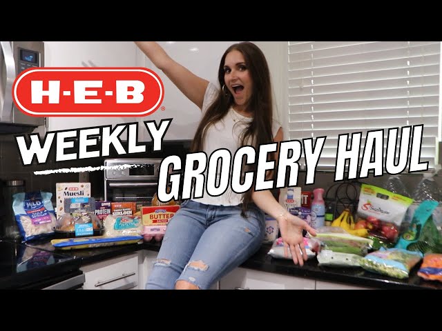 $107 Weekly Grocery Haul For Two | HEB Grocery Haul + Prices | Gypsy Wife Life
