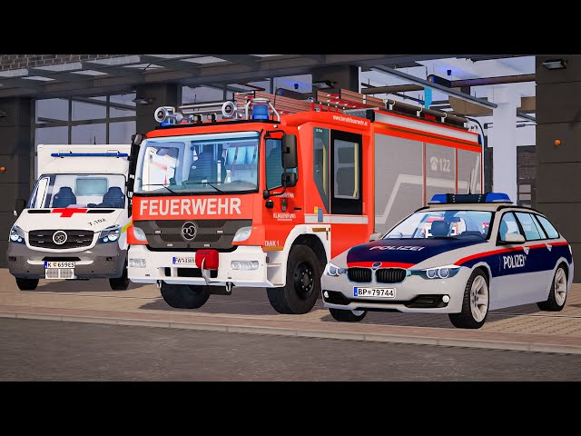Emergency Call 112 - Austrian Police, Firefighters First Responding! 4K