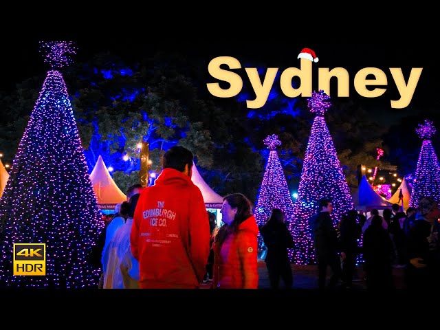 Christmas Drone Show and Lights in Sydney - NOEL Sydney | 4K HDR