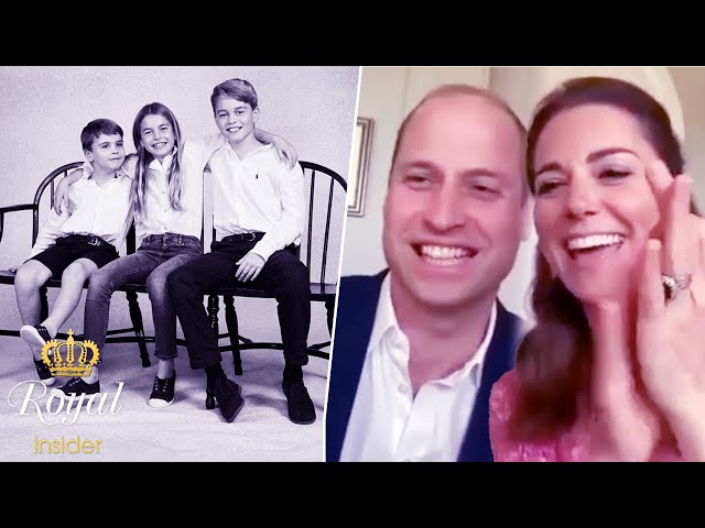 Royal Sibling Love Shines! Catherine & William Wish the World Merry Christmas with Pic of Their Kids
