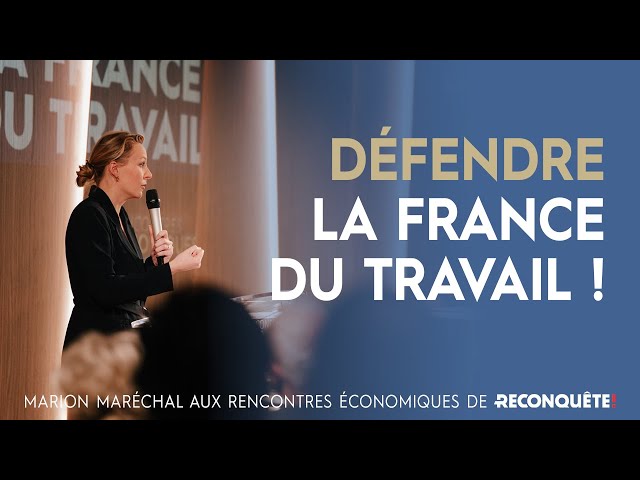Discours de Marion Maréchal aux Rencontres Économiques de Reconquête