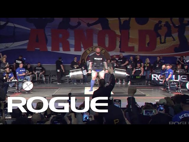 2019 Arnold Strongman Classic | Rogue Elephant Bar Deadlift - Full Live Stream Event 1