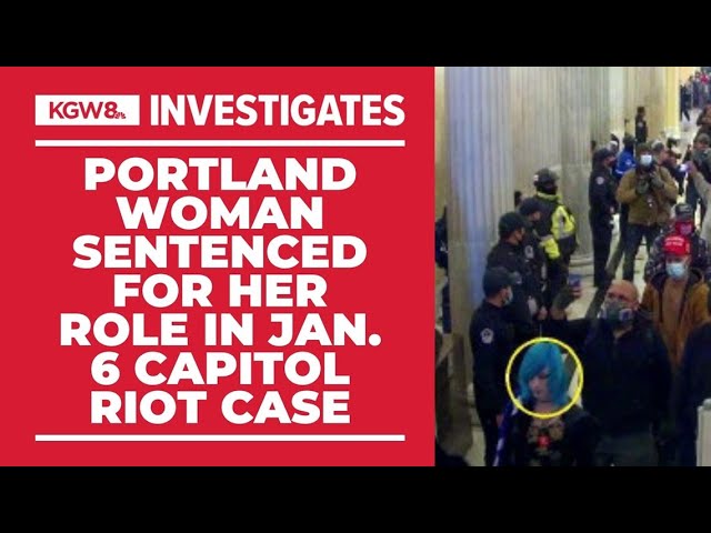Portland woman sentenced for role in US Capitol riot