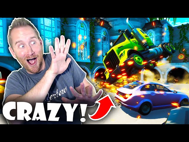 I Built An Impossible Frogger Map w/ CARS in Fortnite!