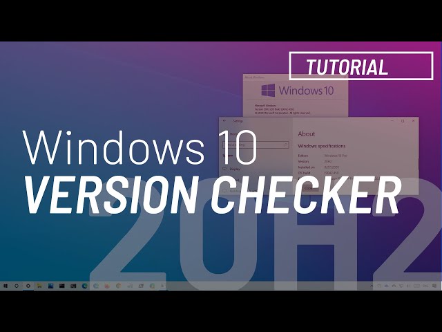 Windows 10 Tutorial: Check if You have the 20H2 (October 2020 Update) Update is Installed