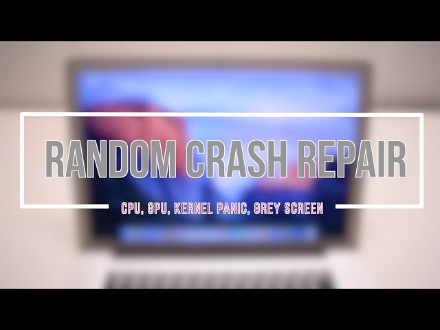 How to Fix Any Macbook Pro Random System Crash