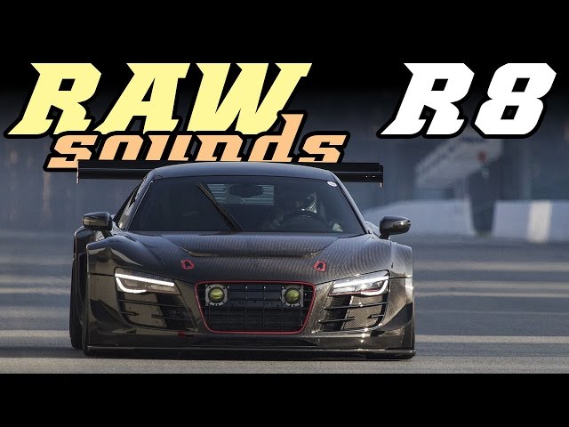RAW sound -  Audi R8 V10 Supercharged