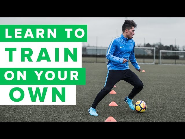 How to train on your own | 3 individual football training drills