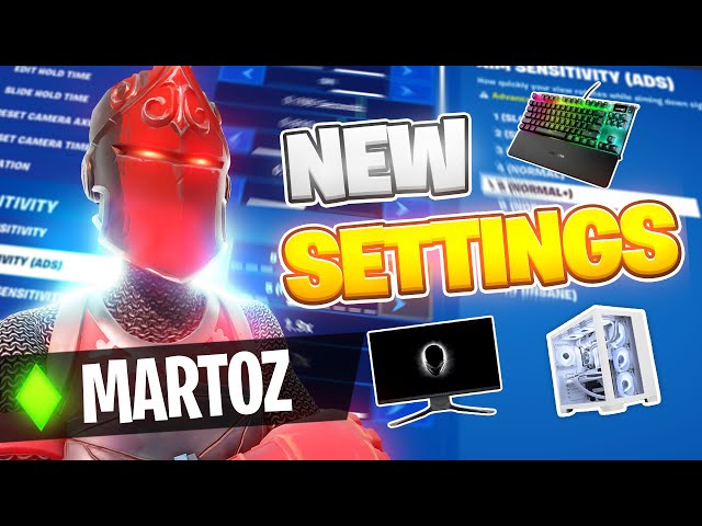 Martoz *NEW* SETTINGS & SETUP in SEASON OG! (New Monitor & PC!)