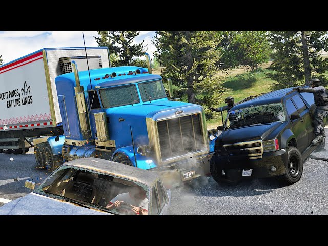 Hard Truck Movie All full episodes | GTA 5 Short film