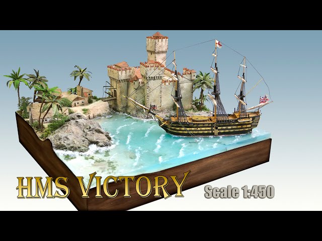 HMS Victory Diorama | 1:450 Scale