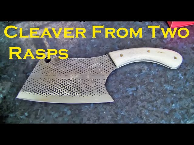 Cleaver from two Farriers rasps.
