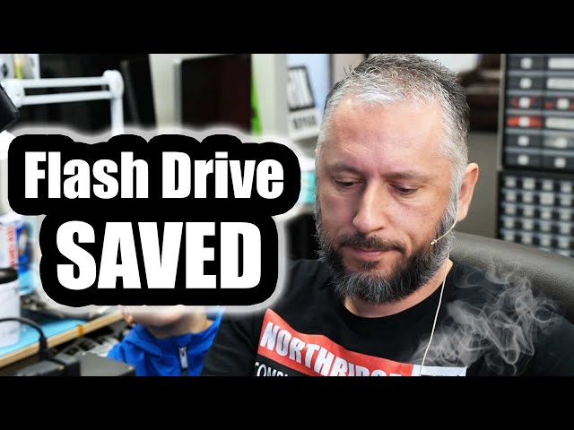 Broken USB Flash Drive Smoked - Repair and Data Recovery