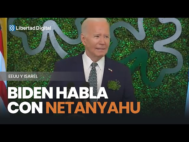 🇺🇸 ESTADOS UNIDOS | Biden habla con Netanyahu para "discutir las vías" para "atacar a Hamás"
