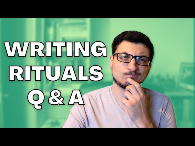 What Are My Writing Rituals? | Authortube