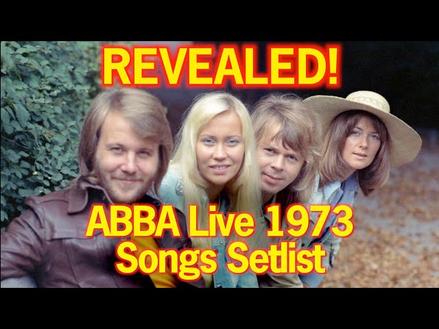 ABBA's 1st Tour 1973 – Setlist REVEALED! | History & News