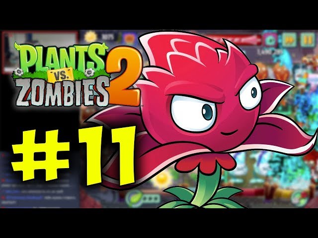 Прохождение Plants vs Zombies 2 - Часть 11. Battlez и 52 короны - Достаточно для Top 1 ?