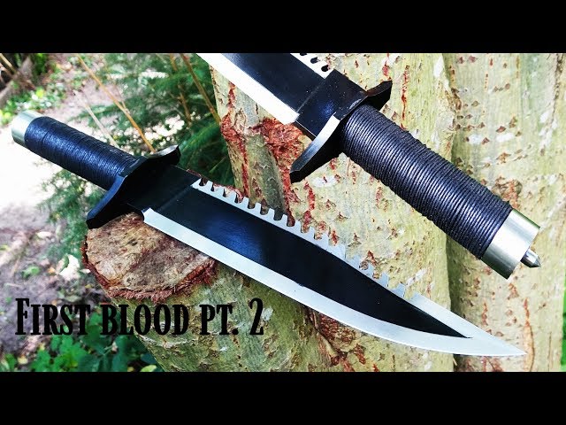 Knife making - Rambo knife from first blood part 2