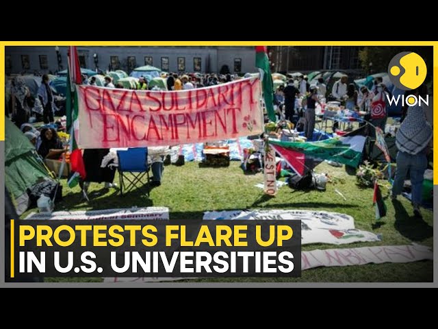 Tensions flare at US universities over Israel-Gaza war protests | Latest English News | WION