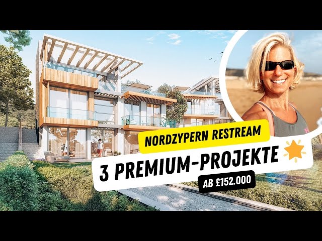 3 Premium-Neubauprojekte in Meer-Berglage mit Beach Club auf Nordzypern – ab £152.000 (5.3.24)