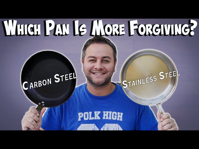 Which Pan is More Non-stick | Carbon Steel vs Stainless Steel Egg Test
