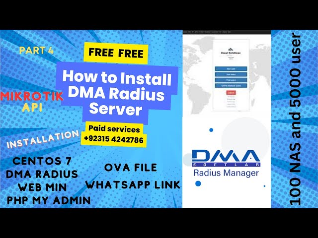 how to install CENTOS 7 part 4 | dma radius server Free DMA Softlab Installation | technicalaqib1