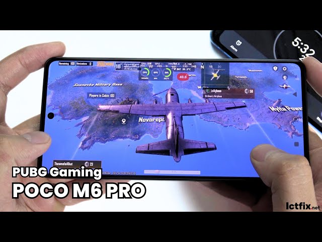 Poco M6 Pro PUBG Gaming test | Helio G99 Ultra, 120Hz Display