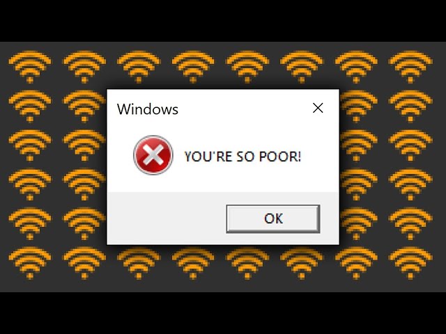 When your PC realizes you have TERRIBLE INTERNET...