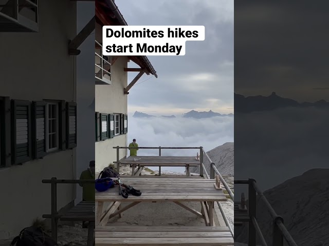 Dolomite hikes start soon. Check back Monday.